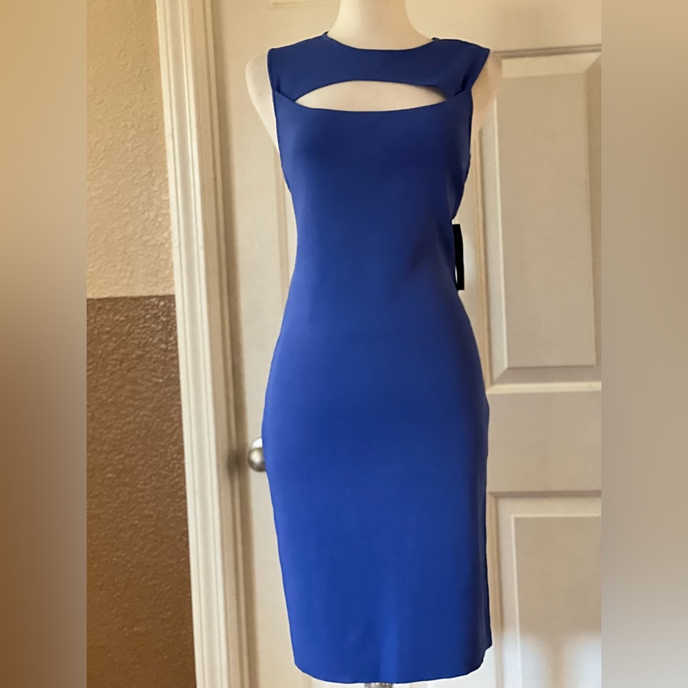 NY&C Sleeveless Royal Blue Dress
